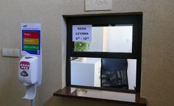 Okienko kasowe w siedzibie Spółki